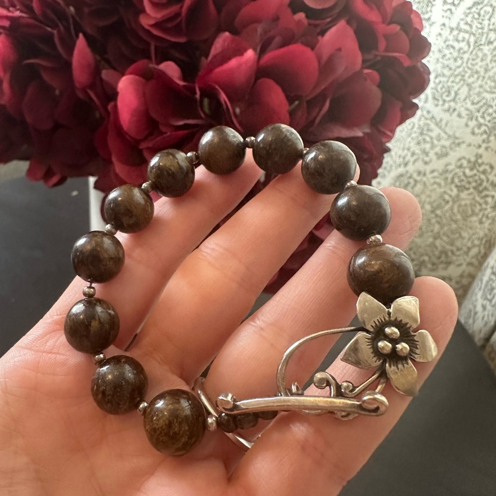 Silpada brown beaded bracelet